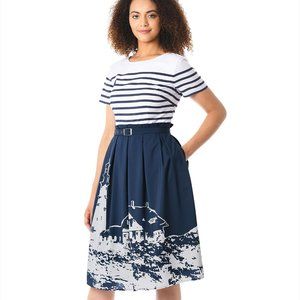 Eshakti lighthouse dress with paper bag wa…